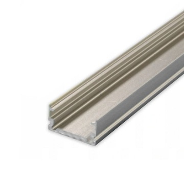 PROFIL LED Do TAŚMA aluminiowy + KLOSZ 2M zaślepka uchwyt