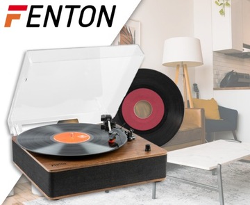 Стереофонический проигрыватель HQ BT с динамиками Fenton + винил