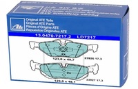 фото thumb №1, Ate тормозные колодки тормозные bmw задняя 1 3 x1 2,0-3,0 04-15