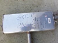 фото thumb №7, Vw golf viii 8 1.5 tsi 21 гаситель выхлоп kompletny