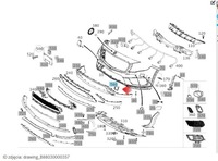 фото thumb №1, Крепление левого галоген mercedes gla x156 w156 a1568850314