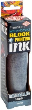 Краска графическая для линогравюры Essdee Premium METALLIC SILVER 100мл