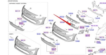 фото thumb №9, Підсилювач бампера перед kia rio iv рестайлінг 20-