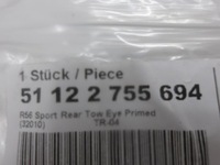 фото thumb №3, Mini cooper r56 r57 заглушка фаркоп бампер перед