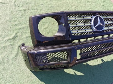 фото thumb №9, Mercedes g класс w463 18- бампер перед переднее решётка радиатора решётка a4638880400