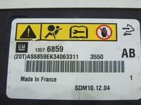 фото thumb №7, Датчик подушка безопасности opel meriva b 13576859