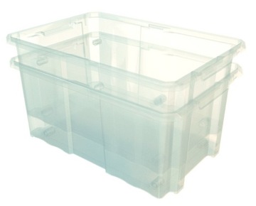 Коробка Коробка + Крышка Пластиковая BOX 6л маленькая Prosperplast NCC12 + NCP12