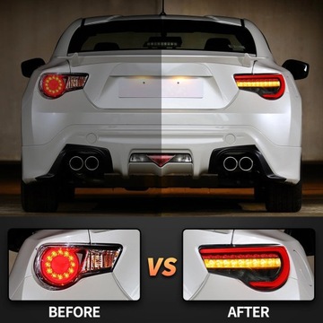 фото thumb №11, Лампи зад ne динамічний led smoke чорний lift-look toyota gt86 gt-86 frs brz