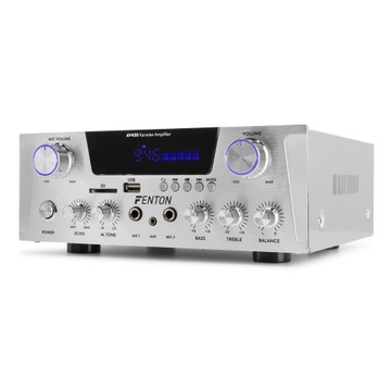 HIFI-усилитель для караоке 2x300 Вт USB FM BT высокой мощности