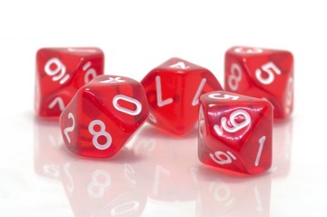 ZESTAW 2 KOSTEK K10 RPG ALCHEMIKA 0-9