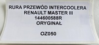 фото thumb №8, Труба шланг інтеркулер renault master iii оригінал