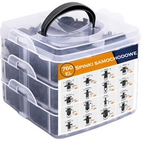 фото thumb №6, Застібки автомобільні do оббивка кліпси кліпси набір 760 el + wyjmaki хомути