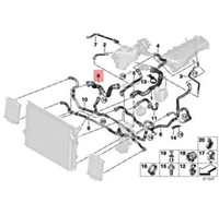 фото thumb №12, Bmw 3 f30 lci нижний wąż радиатора wody 17128633482 oem