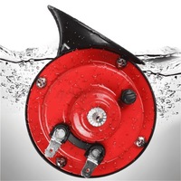 фото thumb №12, Клаксон автомобильный червяк сигнал звуковой dwutonowy 12v 300db красный