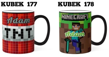 ВОЛШЕБНАЯ КРУЖКА 330 МЛ MINECRAFT РАЗНЫЕ ДИЗАЙНЫ + НАЗВАНИЕ