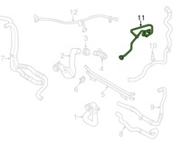 фото thumb №9, Audi q5 fy передня частина охолоджуюча рідина шланг труба 80a121081db oem