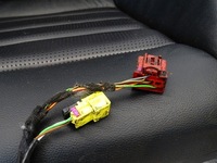 фото thumb №15, Сиденье правые перед переднее чёрная кожа красная nić vw golf vii 7 gti 5d