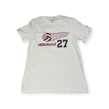 Koszulka męska biała Adidas USA Volleyball 27 M