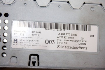 фото thumb №9, Mercedes-benz r w251 2007 радіоприймачі