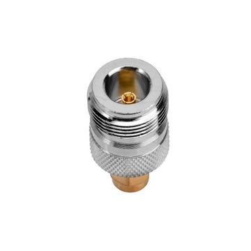 Переходник SMA-M / гнездо N ПТФЭ/золото