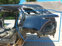 фото thumb №1, Range rover velar l560 2.0d 2021r крыло четверть обшивка крыла левая