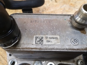 фото thumb №7, Alfa romeo stelvio 2.2 радіатор масла 55276011 основа фільтра масла