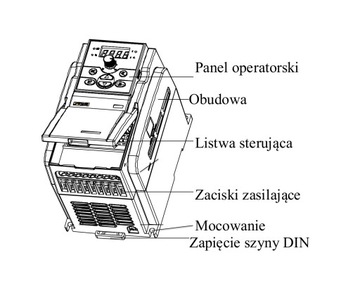 Falownik 0,75kW 3x400V Simphoenix E500-4T0007B