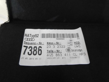 фото thumb №8, Audi a6 4g sedan обивка багажника пол 36km