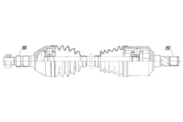 фото thumb №10, Nty полуось приводная opel astra h 1.9cdti 150km 04- zafira b 1.9cdti
