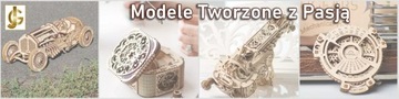 Ugears Aero Clock Настенные часы с маятником 3D модель