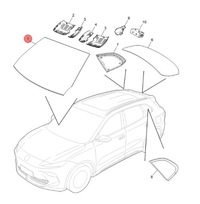 фото thumb №1, Стекло передняя лобовое mg s5 ev