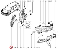 фото thumb №4, Поворотник правий led drl renault koleos ii 2 перед оригінальний номер aso