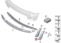 фото thumb №5, Mini r53 спойлер правий оригінальний 51111479089