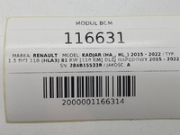фото thumb №4, Модуль блок керування bcm renault kadjar 284b15533r