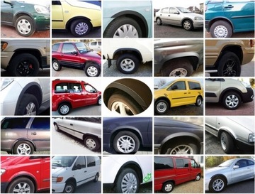 фото thumb №8, Накладки na крыло ford transit планка подкрылки перед зад набор 4szt 86-94