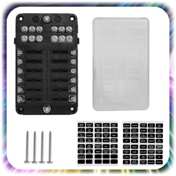 фото thumb №11, Коробка запобіжників 12 шестиполюсна модуль гніздо блок набір 24 запобіжники