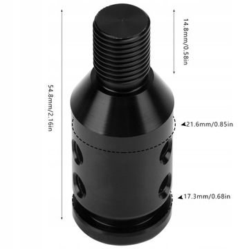 фото thumb №9, Адаптер рычаг ручка изменения коробки передач чёрный универсальный