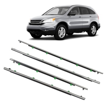 4 шт. оконный молдинг 72410 SWA A01, наружное уплотнение автомобиля для CR-V