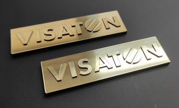 Logo Logo VISATON 80 x 23mm Replika Para 2 szt.