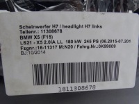 Купить Bmw x5 f15 13-18 лампа левый перед обычная h7 оригинал комплектная 7290047, фото thumb
