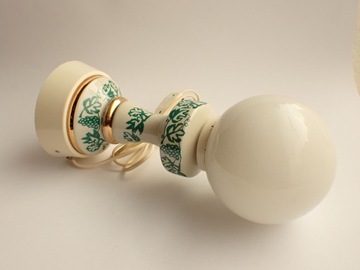 Sprawna Porcelanowa Lampa Stojąca Chodzież