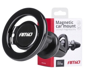 AMiO Uchwyt do samochodu na telefon kratkę magnetyczny My Mag IPHONE APPLE