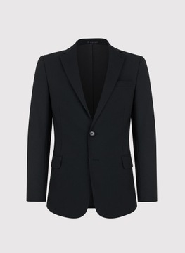 Черный мужской пиджак Slim Fit из шерсти PAKO LORENTE 176/64