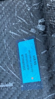 Cadillac ct5 ct-v 20-25rok спойлер бампера задний  диффузор карбон sty/005 Киев, фото thumb