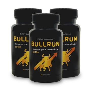 BULLRUN 30 капсул для сексуальной активности SHS