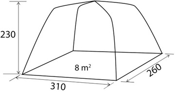 PRZEDSIONEK NAMIOT DMUCHANY DRIVE AWAY BRUNNER TROUPER 2.0 180-230 cm