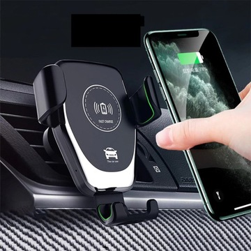 UCHWYT NA TELEFON ŁADOWARKA INDUKCYJNA 10W QC3.0