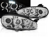 Купить Фонари передние mazda mx5 nb 01-05 angel eyes led хром, фото thumb