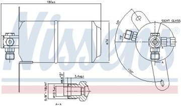 ОСУШИТЕЛЬ КОНДИЦИОНЕРА 95025 NISSENS MERCEDES