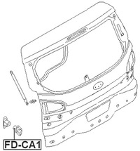 фото thumb №10, Отбойник крышки задняя febest